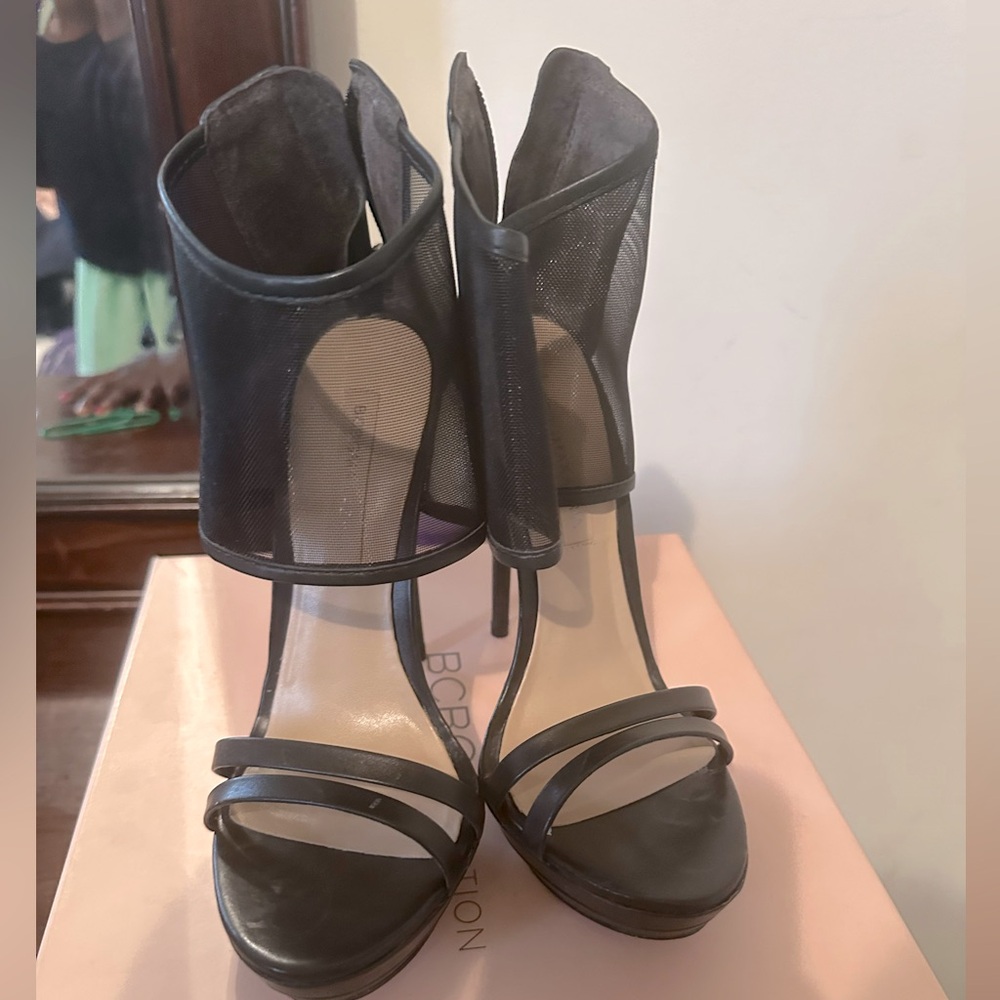 BCBG black heels
